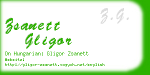 zsanett gligor business card